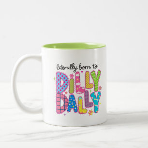 Taza Bicolor Literalemente nacida para perder el tiempo
