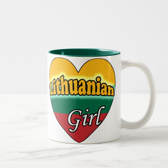 Taza Bicolor Lithuanian Girl (Derecha)