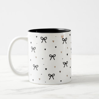 Taza Bicolor Little Bows Tasse