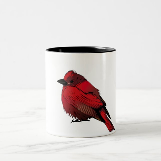 Taza Bicolor Little Red Bird Coffee Mug (Centro)