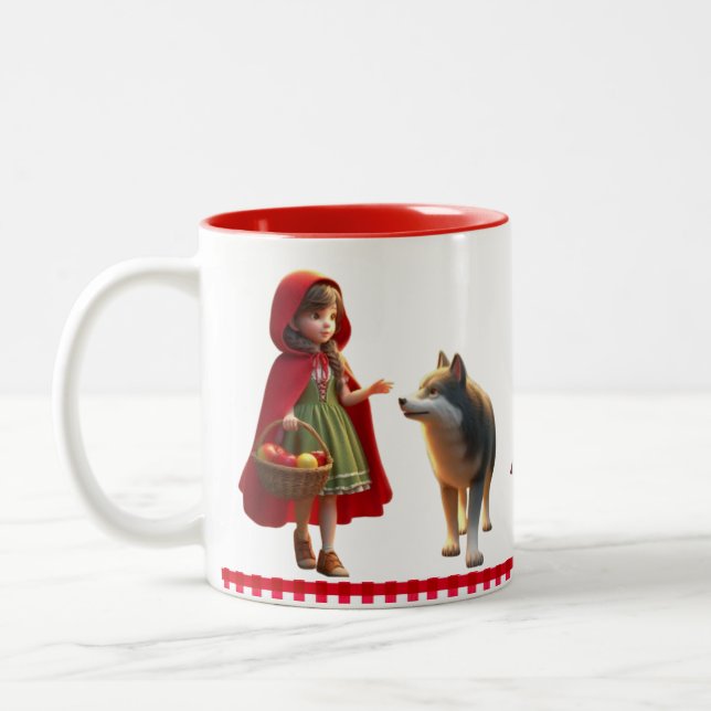 Taza Bicolor Little Red Riding Hood (Izquierda)
