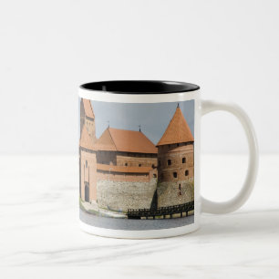 Taza Bicolor Lituania, Trakai. Castillo Isla 2