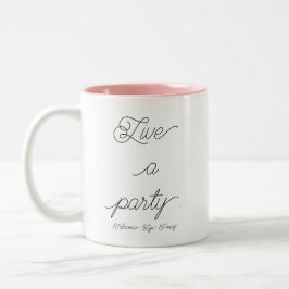 Taza Bicolor Live A Fiesta Mug