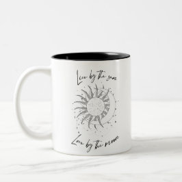 Taza Bicolor Live By the Sun, Love By the Moon