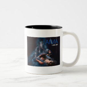 Taza Bicolor Liza Lee - pintura del fantasma del Anima