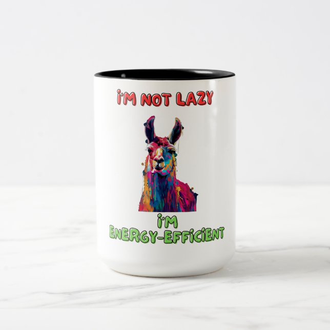 Taza Bicolor Llama (Centro)