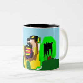 Taza Bicolor Llama alegría