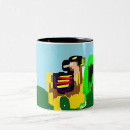 Taza Bicolor Llama alegría