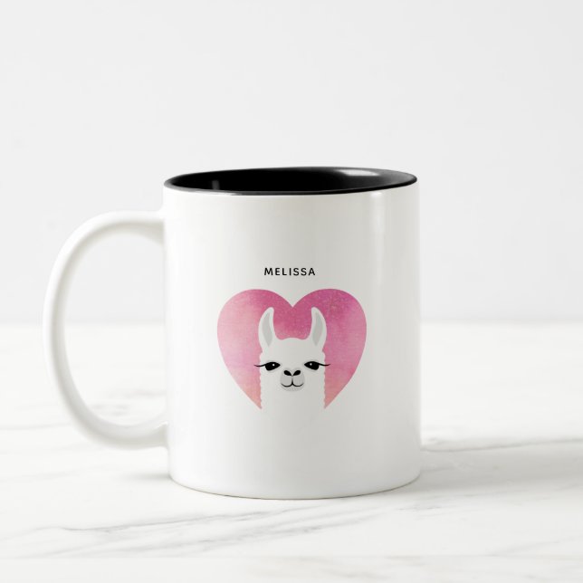 Taza Bicolor Llama Mugs (Izquierda)