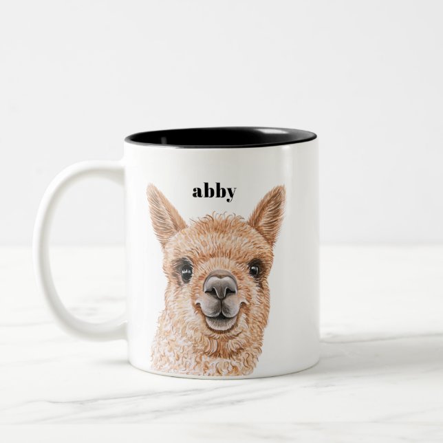 Taza Bicolor Llama Mugs (Izquierda)