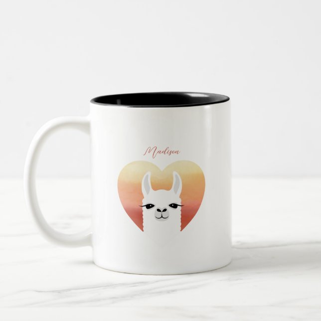 Taza Bicolor Llama Mugs (Izquierda)