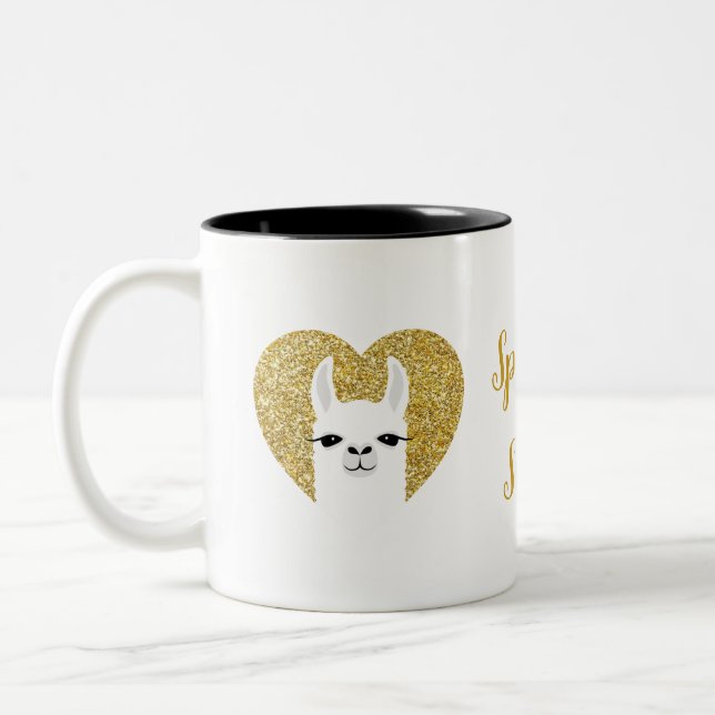 Taza Bicolor Llama Mugs (Izquierda)