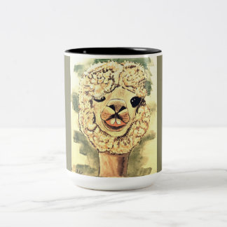 Taza Bicolor Llama tonta