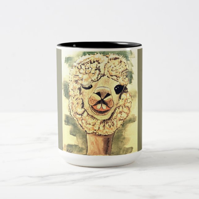 Taza Bicolor Llama tonta (Centro)