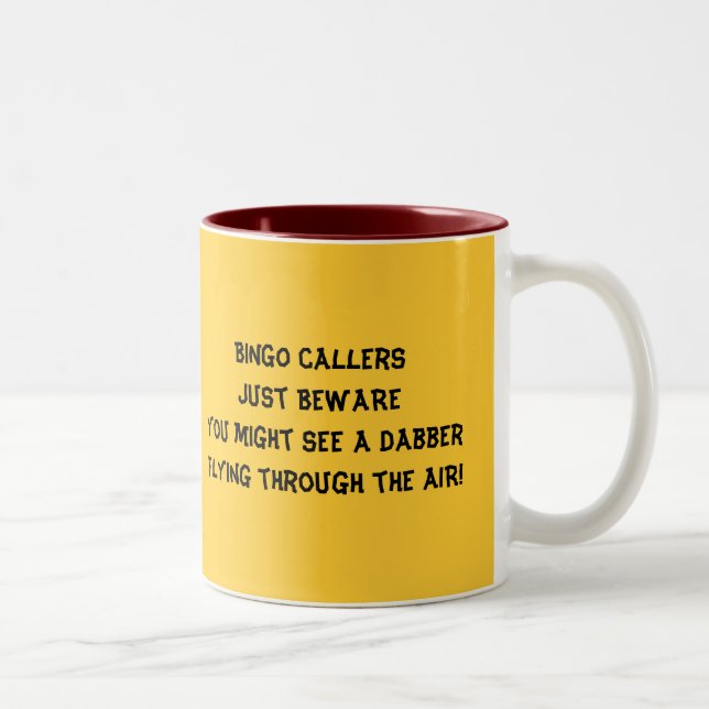 Taza Bicolor Llamadas de BINGO (Derecha)