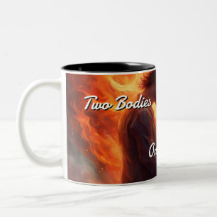 Taza Bicolor Llamas gemelas 011