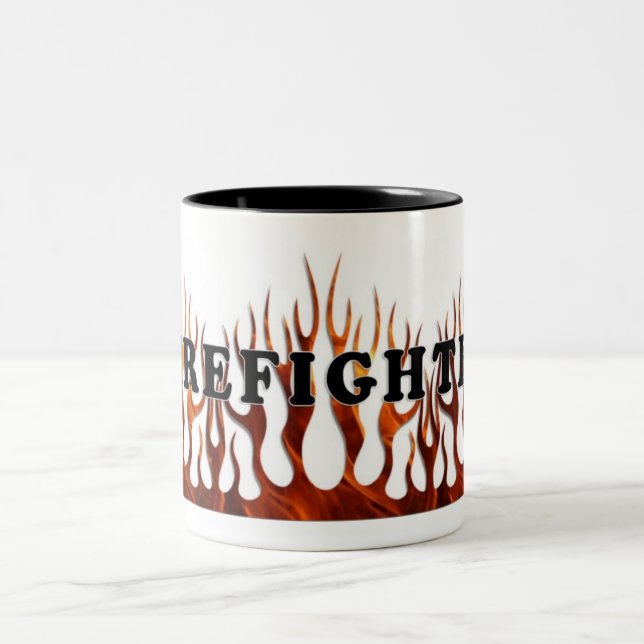 Taza Bicolor Llamas tribales del FF (Centro)