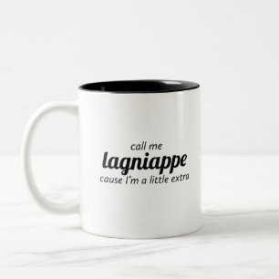 Taza Bicolor Llámeme Lagniappe