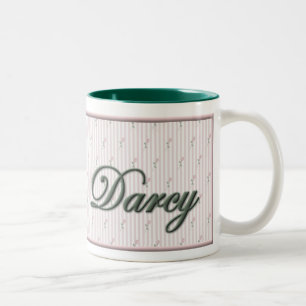 Taza Bicolor Llámeme señora Darcy Mug