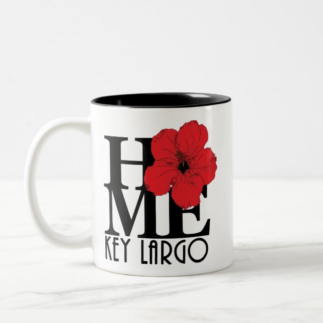 Taza Bicolor Llave HOME Largo 11oz (Izquierda)