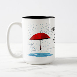Taza Bicolor Lluvia de datos alternativos 15 onzas de dos tonos