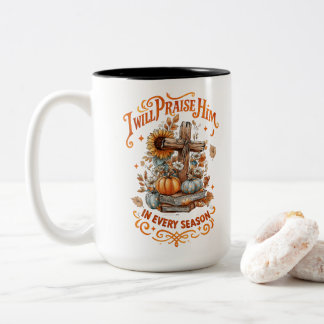 Taza Bicolor Lo Alabaré...