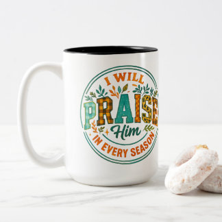 Taza Bicolor Lo Alabaré...