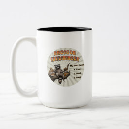 Taza Bicolor Lo esencial para influencers mapaches