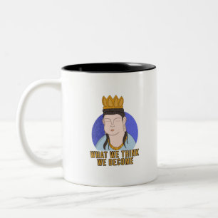 Taza Bicolor Lo que creemos que nos convertimos