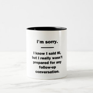 Taza Bicolor Lo siento.
