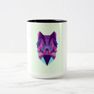 Taza Bicolor Lobo