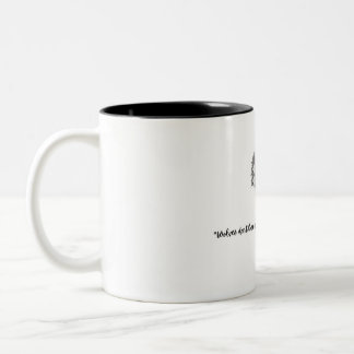 Taza Bicolor lobo
