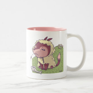 Taza Bicolor Lobo en la ropa de la oveja