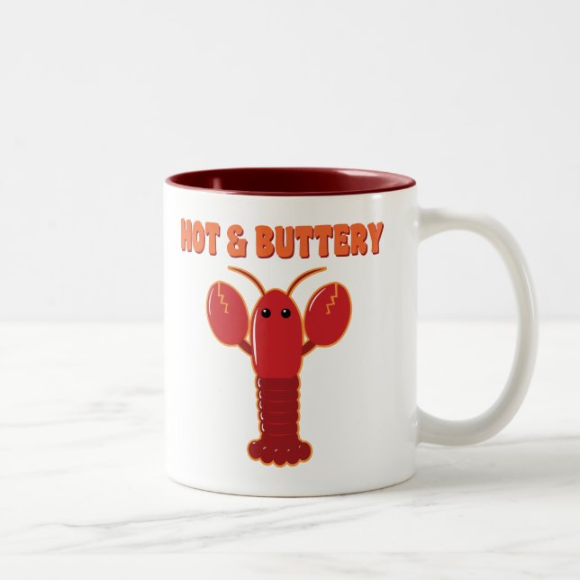 Taza Bicolor Lobster caliente y caracter (Derecha)