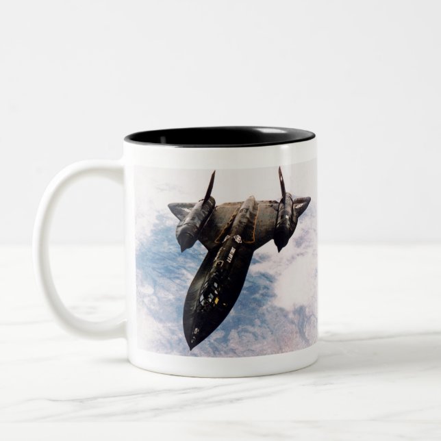 Taza Bicolor Lockheed_SR-71_in_vuelo (Izquierda)