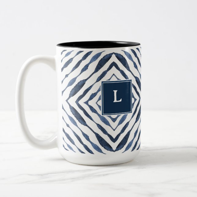 TAZA BICOLOR LOCO DE AGUA PERSONALIZADO DISEÑADO (Izquierda)