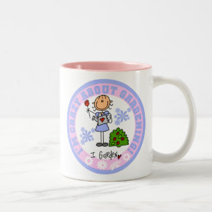 Taza Bicolor Loco por la Jardinería