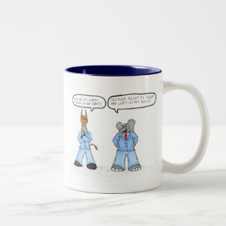 Taza Bicolor Lógica republicana