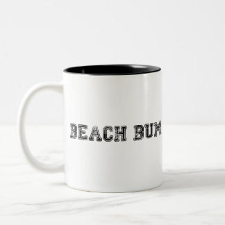 Taza Bicolor Logo de Beach Bum desvanecido