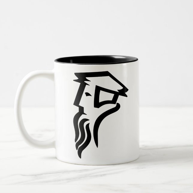 Taza Bicolor Logo de Calvin (Izquierda)
