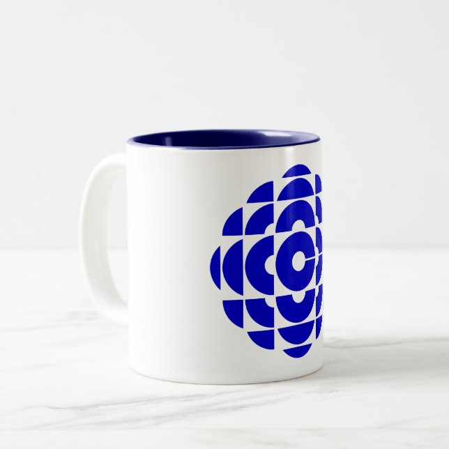 Taza Bicolor Logo de CBC 1986 (Anverso izquierdo)