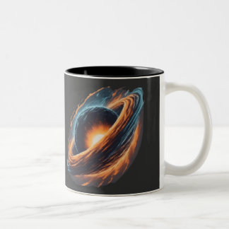 Taza Bicolor Logo de estilo de gravedad Mug