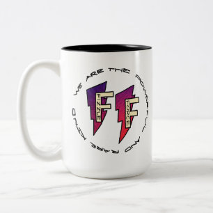 Taza Bicolor Logo de Fizzle Force