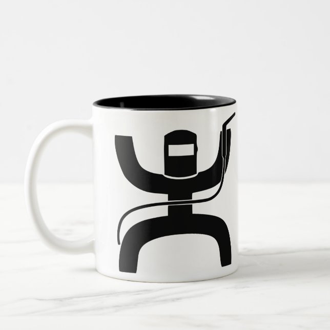 Taza Bicolor Logo de Hooey Welder (Izquierda)