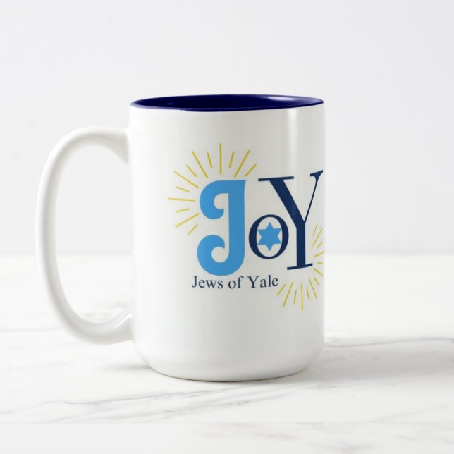 Taza Bicolor Logo de JoY (Izquierda)