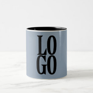 Taza Bicolor Logo de la empresa o del Personalizado de negocios