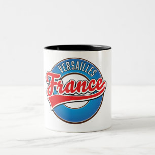 Taza Bicolor Logo de Versailles France