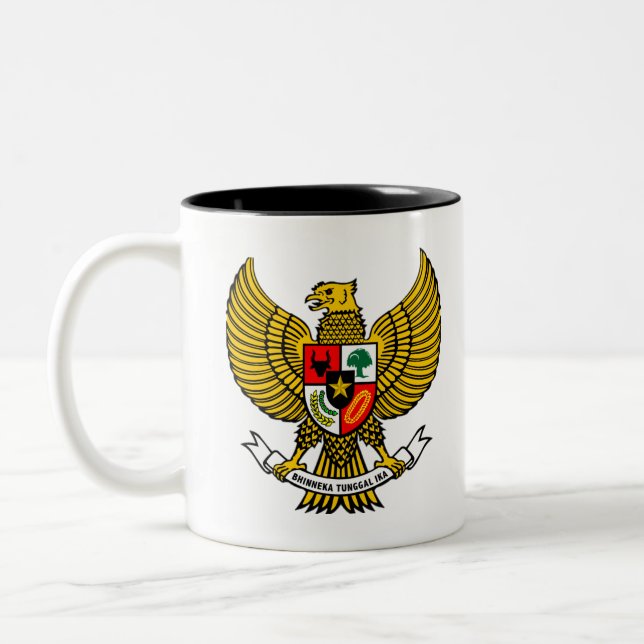 Taza Bicolor logo garuda (Izquierda)