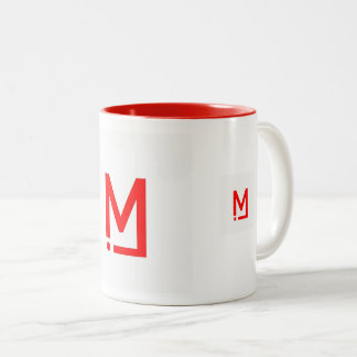 Taza Bicolor Logo oficial internacional de Munshi por Knowbytex
