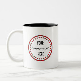 TAZA BICOLOR LOGO PERSONALIZADO